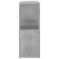 vidaXL Bücherregal Betongrau 60x24x63 cm Holzwerkstoff vidaXL Bücherregal Betongrau 60x24x63 cm Holzwerkstoff