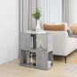 vidaXL Bücherregal Betongrau 60x24x63 cm Holzwerkstoff vidaXL Bücherregal Betongrau 60x24x63 cm Holzwerkstoff