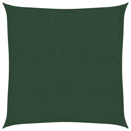 vidaXL Sonnensegel 160 g/m² Dunkelgrün 3x3 m HDPE