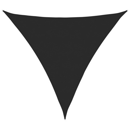 vidaXL Sonnensegel 160 g/m² Schwarz 6x6x6 m HDPE