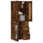 Highboard Räuchereiche 69,5x34x180 cm Holzwerkstoff Highboard Räuchereiche 69,5x34x180 cm Holzwerkstoff