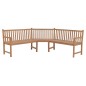 vidaXL Garten-Eckbank 202x202x90 cm Massivholz Teak vidaXL Garten-Eckbank 202x202x90 cm Massivholz Teak