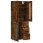 Highboard Räuchereiche 69,5x34x180 cm Holzwerkstoff Highboard Räuchereiche 69,5x34x180 cm Holzwerkstoff