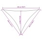 vidaXL Sonnensegel Oxford-Gewebe Dreieckig 4x5x5 m Gelb vidaXL Sonnensegel Oxford-Gewebe Dreieckig 4x5x5 m Gelb