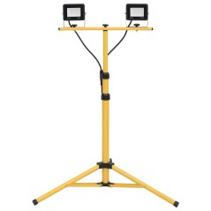 vidaXL LED-Fluter mit Stativ 2x20 W Kaltweiß