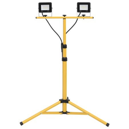 vidaXL LED-Fluter mit Stativ 2x20 W Kaltweiß