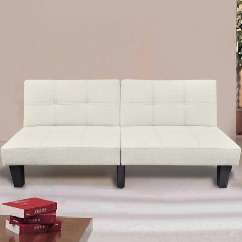 vidaXL Schlafsofa Verstellbar Beige vidaXL Schlafsofa Verstellbar Beige
