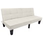 vidaXL Schlafsofa Verstellbar Beige vidaXL Schlafsofa Verstellbar Beige