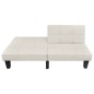 vidaXL Schlafsofa Verstellbar Beige vidaXL Schlafsofa Verstellbar Beige