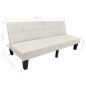 vidaXL Schlafsofa Verstellbar Beige vidaXL Schlafsofa Verstellbar Beige