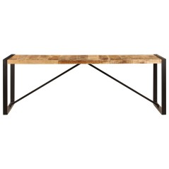 vidaXL Esstisch 220x100x75 cm Massivholz Mango