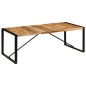 vidaXL Esstisch 220x100x75 cm Massivholz Mango vidaXL Esstisch 220x100x75 cm Massivholz Mango