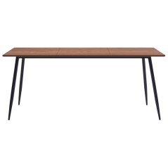 vidaXL Esstisch Braun 180 x 90 x 75 cm MDF