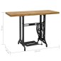 vidaXL Nähmaschinen-Konsolentisch 110×40×75 cm vidaXL Nähmaschinen-Konsolentisch 110×40×75 cm