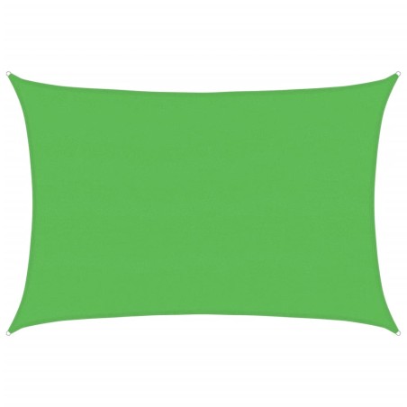 vidaXL Sonnensegel 160 g/m² Hellgrün 5x6 m HDPE