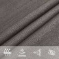vidaXL Sonnensegel 160 g/m² Anthrazit 6x6x6 m HDPE vidaXL Sonnensegel 160 g/m² Anthrazit 6x6x6 m HDPE