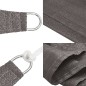 vidaXL Sonnensegel 160 g/m² Anthrazit 6x6x6 m HDPE vidaXL Sonnensegel 160 g/m² Anthrazit 6x6x6 m HDPE