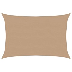 vidaXL Sonnensegel 160 g/m² Taupe 5x6 m HDPE
