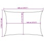 vidaXL Sonnensegel 160 g/m² Taupe 5x6 m HDPE vidaXL Sonnensegel 160 g/m² Taupe 5x6 m HDPE