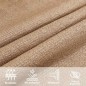 vidaXL Sonnensegel 160 g/m² Taupe 5x6 m HDPE vidaXL Sonnensegel 160 g/m² Taupe 5x6 m HDPE