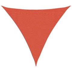 vidaXL Sonnensegel 160 g/m² Terrakottarot 3x3x3 m HDPE