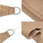 vidaXL Sonnensegel 160 g/m² Taupe 6x6x6 m HDPE vidaXL Sonnensegel 160 g/m² Taupe 6x6x6 m HDPE