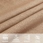 vidaXL Sonnensegel 160 g/m² Taupe 6x6x6 m HDPE vidaXL Sonnensegel 160 g/m² Taupe 6x6x6 m HDPE