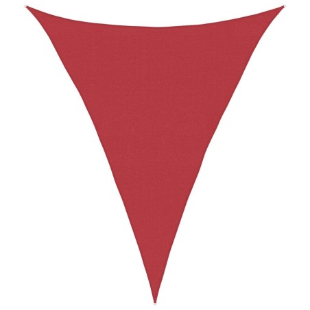 vidaXL Sonnensegel 160 g/m² Rot 4x5x5 m HDPE