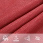 vidaXL Sonnensegel 160 g/m² Rot 4x5x5 m HDPE vidaXL Sonnensegel 160 g/m² Rot 4x5x5 m HDPE