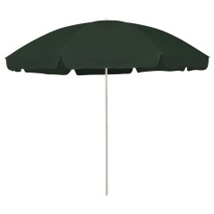 vidaXL Strandschirm Grün 300 cm