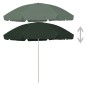 vidaXL Strandschirm Grün 300 cm