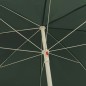 vidaXL Strandschirm Grün 300 cm