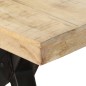 vidaXL Esstisch 200x90x76 cm Raues Mangoholz vidaXL Esstisch 200x90x76 cm Raues Mangoholz