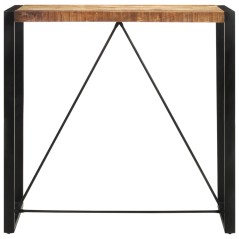vidaXL Bartisch 110x55x110 cm Massives Raues Mangoholz