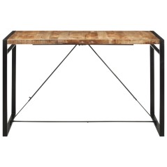 vidaXL Bartisch 175x90x110 cm Massives Raues Mangoholz