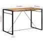 vidaXL Bartisch 175x90x110 cm Massives Raues Mangoholz vidaXL Bartisch 175x90x110 cm Massives Raues Mangoholz