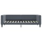 vidaXL Tagesbett Ausziehbar mit Schubladen Dunkelgrau 100x200 cm Samt vidaXL Tagesbett Ausziehbar mit Schubladen Dunkelgrau 100x200 cm Samt