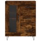 Highboard Räuchereiche 69,5x34x180 cm Holzwerkstoff Highboard Räuchereiche 69,5x34x180 cm Holzwerkstoff