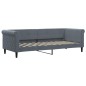 vidaXL Tagesbett Ausziehbar mit Schubladen Dunkelgrau 80x200 cm Samt vidaXL Tagesbett Ausziehbar mit Schubladen Dunkelgrau 80x200 cm Samt