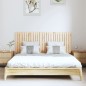 vidaXL Wand-Kopfteil 159,5x3x60 cm Massivholz Kiefer vidaXL Wand-Kopfteil 159,5x3x60 cm Massivholz Kiefer