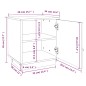 vidaXL Nachttisch 40x34x45 cm Massivholz Kiefer vidaXL Nachttisch 40x34x45 cm Massivholz Kiefer