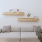 vidaXL Wandregale 2 Stk. 80x12x9 cm Massivholz Kiefer vidaXL Wandregale 2 Stk. 80x12x9 cm Massivholz Kiefer
