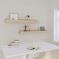 vidaXL Wandregale 2 Stk. 80x12x9 cm Massivholz Kiefer vidaXL Wandregale 2 Stk. 80x12x9 cm Massivholz Kiefer