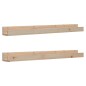 vidaXL Wandregale 2 Stk. 110x12x9 cm Massivholz Kiefer vidaXL Wandregale 2 Stk. 110x12x9 cm Massivholz Kiefer