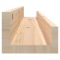 vidaXL Wandregale 2 Stk. 110x12x9 cm Massivholz Kiefer vidaXL Wandregale 2 Stk. 110x12x9 cm Massivholz Kiefer
