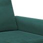 vidaXL 3-tlg. Sofagarnitur mit Kissen Dunkelgrün Samt vidaXL 3-tlg. Sofagarnitur mit Kissen Dunkelgrün Samt