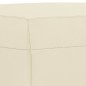 vidaXL 3-tlg. Sofagarnitur mit Kissen Creme Kunstleder vidaXL 3-tlg. Sofagarnitur mit Kissen Creme Kunstleder