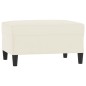 vidaXL 4-tlg. Sofagarnitur mit Kissen Creme Samt vidaXL 4-tlg. Sofagarnitur mit Kissen Creme Samt