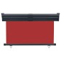 vidaXL Balkon-Seitenmarkise 125x250 cm Rot vidaXL Balkon-Seitenmarkise 125x250 cm Rot