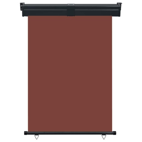 vidaXL Balkon-Seitenmarkise 125x250 cm Braun